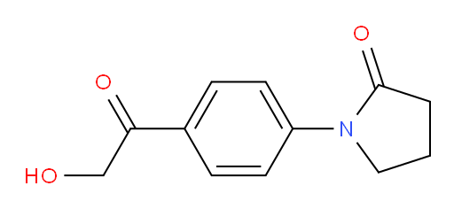 1-(4-(2-hydroxyacetyl)phenyl)pyrrolidin-2-one