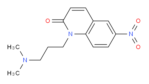 1-(3-(dimethylamino)propyl)-6-nitroquinolin-2(1H)-one