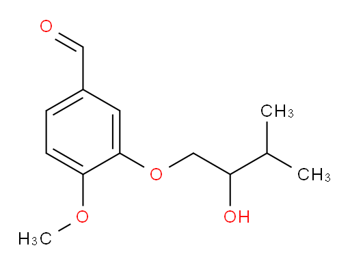 3-(2-hydroxy-3-methylbutoxy)-4-methoxybenzaldehyde