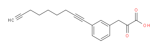 3-(3-(nona-1,8-diyn-1-yl)phenyl)-2-oxopropanoic acid