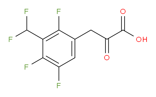 3-(3-(difluoromethyl)-2,4,5-trifluorophenyl)-2-oxopropanoic acid