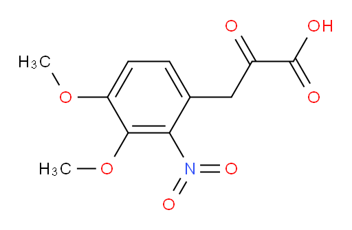 3-(3,4-dimethoxy-2-nitrophenyl)-2-oxopropanoic acid