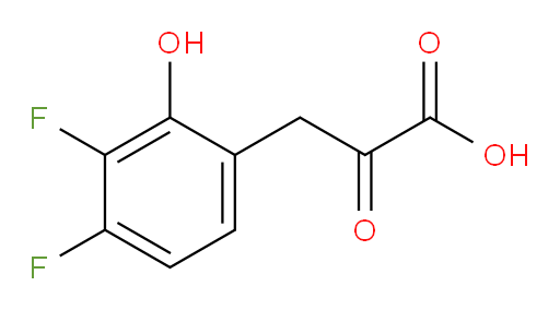 3-(3,4-difluoro-2-hydroxyphenyl)-2-oxopropanoic acid
