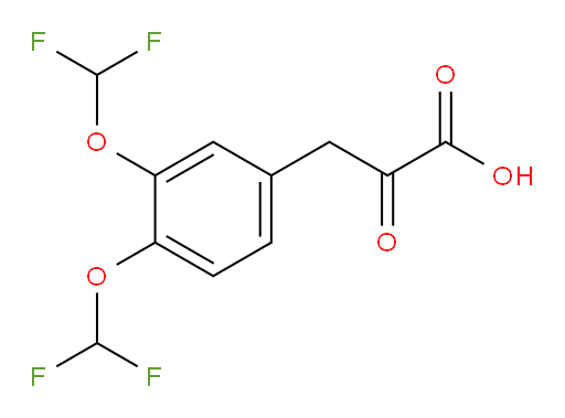 3-(3,4-bis(difluoromethoxy)phenyl)-2-oxopropanoic acid