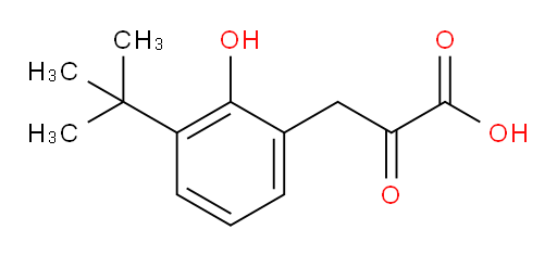 3-(3-(tert-butyl)-2-hydroxyphenyl)-2-oxopropanoic acid