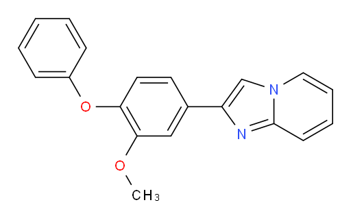 2-(3-methoxy-4-phenoxyphenyl)imidazo[1,2-a]pyridine