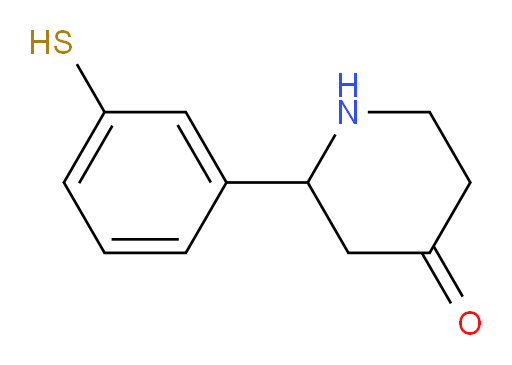 2-(3-mercaptophenyl)piperidin-4-one