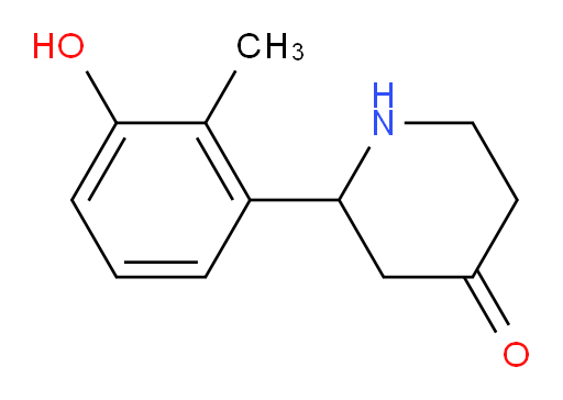 2-(3-hydroxy-2-methylphenyl)piperidin-4-one