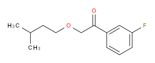 1-(3-fluorophenyl)-2-(isopentyloxy)ethanone