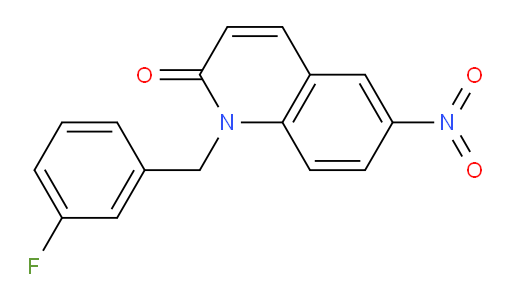 1-(3-fluorobenzyl)-6-nitroquinolin-2(1H)-one