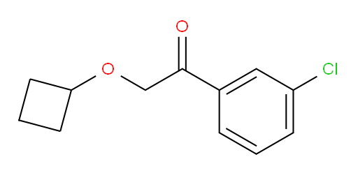 1-(3-chlorophenyl)-2-cyclobutoxyethanone