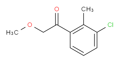 1-(3-chloro-2-methylphenyl)-2-methoxyethanone