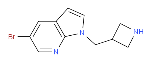 1-(azetidin-3-ylmethyl)-5-bromo-1H-pyrrolo[2,3-b]pyridine