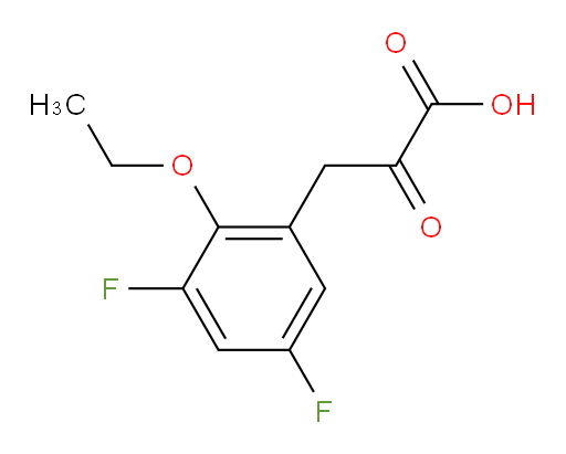 3-(2-ethoxy-3,5-difluorophenyl)-2-oxopropanoic acid