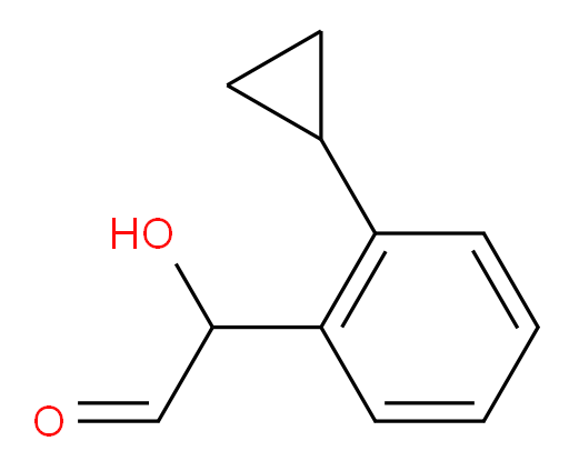 2-(2-cyclopropylphenyl)-2-hydroxyacetaldehyde