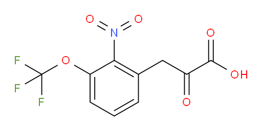 3-(2-nitro-3-(trifluoromethoxy)phenyl)-2-oxopropanoic acid