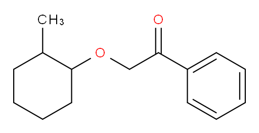 2-((2-methylcyclohexyl)oxy)-1-phenylethanone
