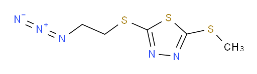 2-((2-azidoethyl)thio)-5-(methylthio)-1,3,4-thiadiazole