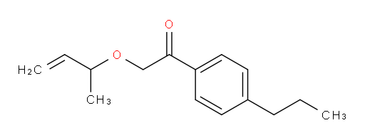 2-(but-3-en-2-yloxy)-1-(4-propylphenyl)ethanone