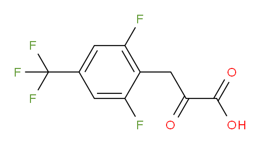 3-(2,6-difluoro-4-(trifluoromethyl)phenyl)-2-oxopropanoic acid