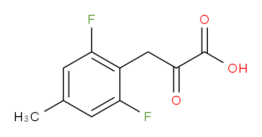 3-(2,6-difluoro-4-methylphenyl)-2-oxopropanoic acid