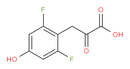 3-(2,6-difluoro-4-hydroxyphenyl)-2-oxopropanoic acid