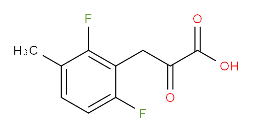 3-(2,6-difluoro-3-methylphenyl)-2-oxopropanoic acid