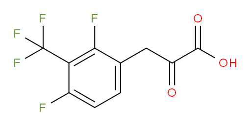 3-(2,4-difluoro-3-(trifluoromethyl)phenyl)-2-oxopropanoic acid