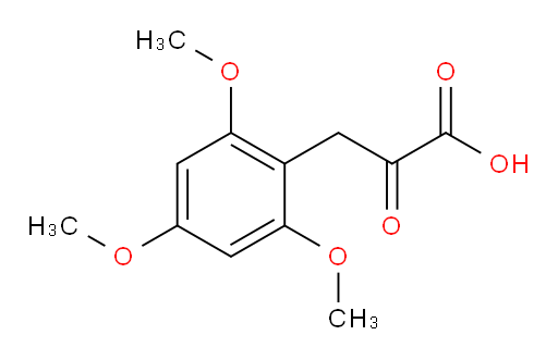 2-oxo-3-(2,4,6-trimethoxyphenyl)propanoic acid