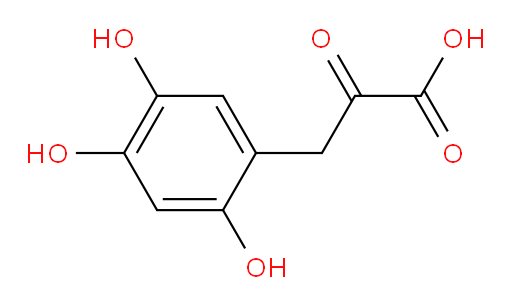 2-oxo-3-(2,4,5-trihydroxyphenyl)propanoic acid