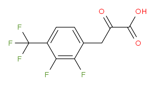 3-(2,3-difluoro-4-(trifluoromethyl)phenyl)-2-oxopropanoic acid