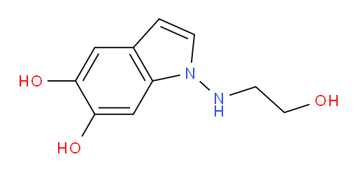 1-((2-hydroxyethyl)amino)-1H-indole-5,6-diol