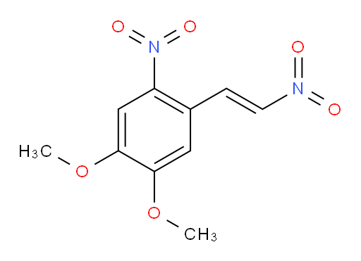 (E)-1,2-dimethoxy-4-nitro-5-(2-nitrovinyl)benzene