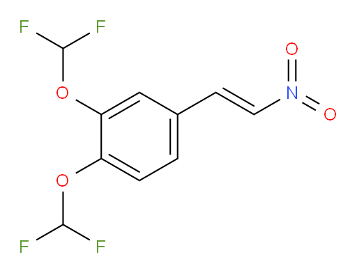 (E)-1,2-bis(difluoromethoxy)-4-(2-nitrovinyl)benzene