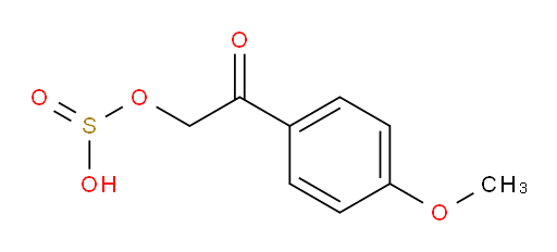 2-(4-methoxyphenyl)-2-oxoethyl hydrogen sulfite
