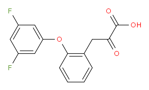 3-(2-(3,5-difluorophenoxy)phenyl)-2-oxopropanoic acid