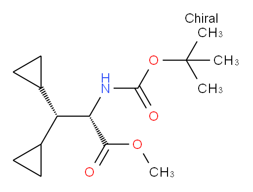 (S)-methyl 2-((tert-butoxycarbonyl)amino)-3,3-dicyclopropylpropanoate
