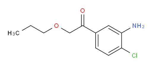 1-(3-amino-4-chlorophenyl)-2-propoxyethanone