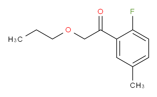 1-(2-fluoro-5-methylphenyl)-2-propoxyethanone