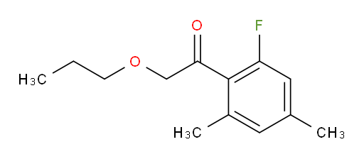 1-(2-fluoro-4,6-dimethylphenyl)-2-propoxyethanone