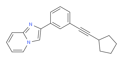 2-(3-(cyclopentylethynyl)phenyl)imidazo[1,2-a]pyridine