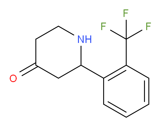 2-(2-(trifluoromethyl)phenyl)piperidin-4-one