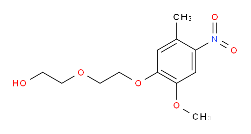 2-(2-(2-methoxy-5-methyl-4-nitrophenoxy)ethoxy)ethanol
