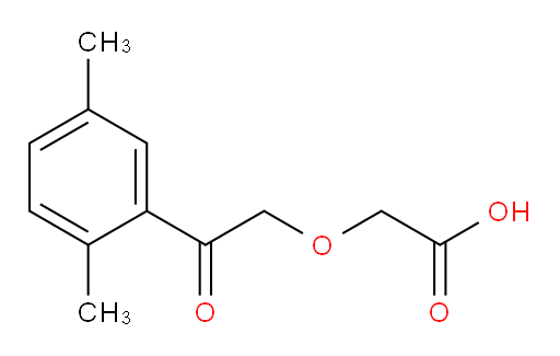 2-(2-(2,5-dimethylphenyl)-2-oxoethoxy)acetic acid