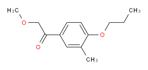 2-methoxy-1-(3-methyl-4-propoxyphenyl)ethanone