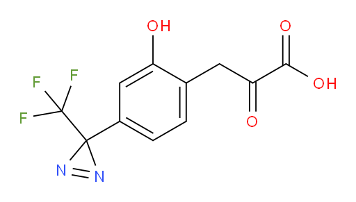 3-(2-hydroxy-4-(3-(trifluoromethyl)-3H-diazirin-3-yl)phenyl)-2-oxopropanoic acid