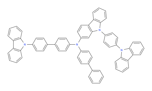 N-(4'-(9H-carbazol-9-yl)-[1,1'-biphenyl]-4-yl)-9-(4-(9H-carbazol-9-yl)phenyl)-N-([1,1'-biphenyl]-4-yl)-9H-carbazol-2-amine