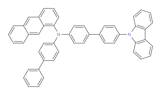 N-(4'-(9H-carbazol-9-yl)-[1,1'-biphenyl]-4-yl)-N-([1,1'-biphenyl]-4-yl)anthracen-1-amine