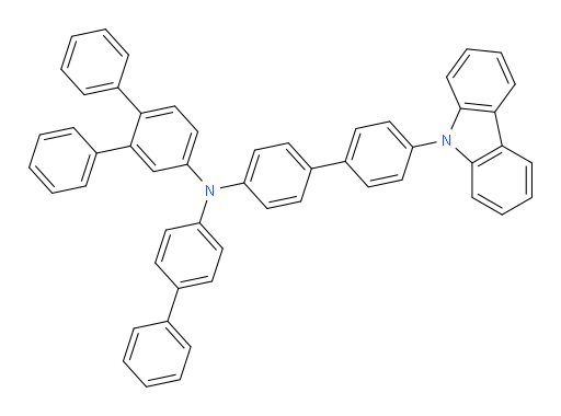 N-(4'-(9H-carbazol-9-yl)-[1,1'-biphenyl]-4-yl)-N-([1,1'-biphenyl]-4-yl)-[1,1':2',1''-terphenyl]-4'-amine