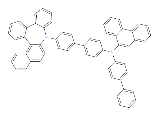 N-(4'-(7H-dibenzo[b,d]naphtho[1,2-f]azepin-7-yl)-[1,1'-biphenyl]-4-yl)-N-([1,1'-biphenyl]-4-yl)phenanthren-9-amine